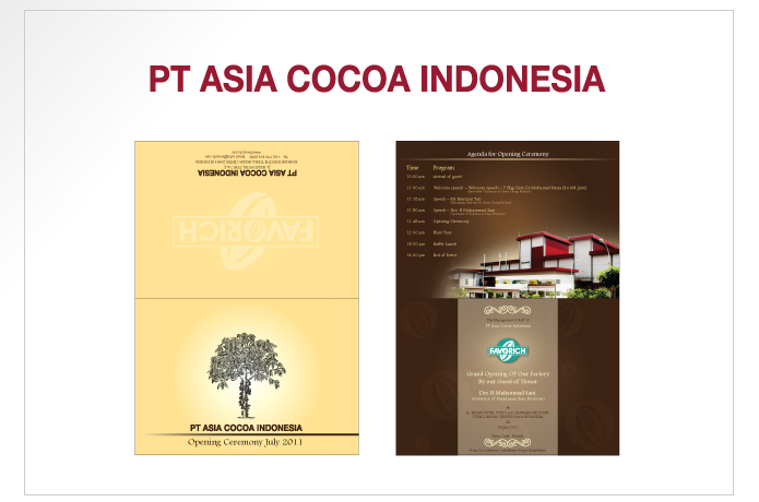 PT Asia Cocoa Invitation Card