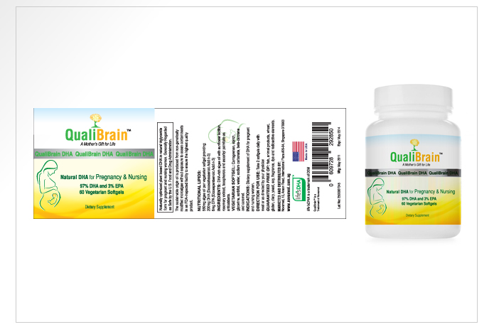 Quali Brain Bottle Lable Packaging